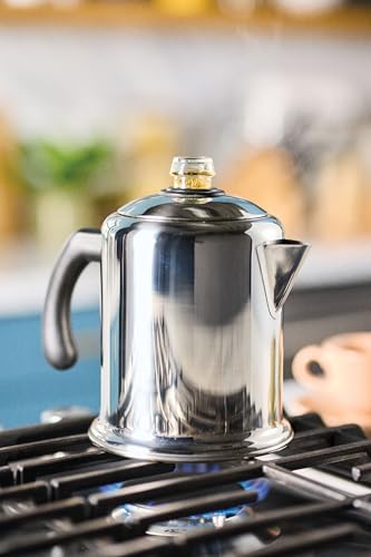 Classic Stainless Steel Yosemite Coffee Percolator