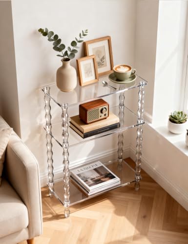 Acrylic Side Table Narrow