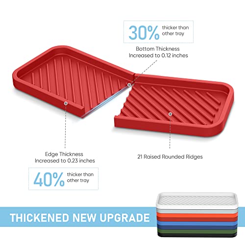Kitchen Silicone Sink Organizer Tray (2 Count)