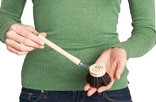 Dish Brush Horsehair Bristles