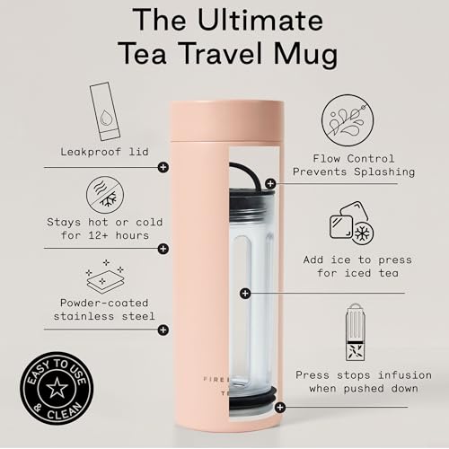 Travel Tea Infuser Mug with Strainer