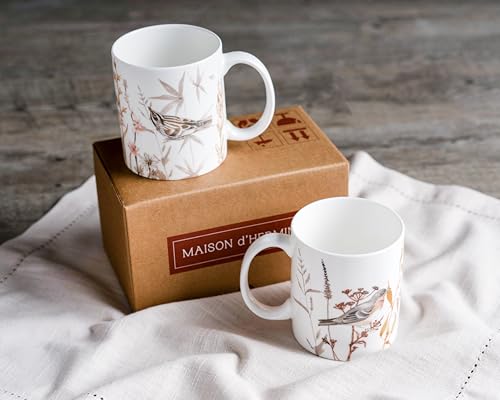 Coffee Mug with Handles Tea Cups (2 Count)