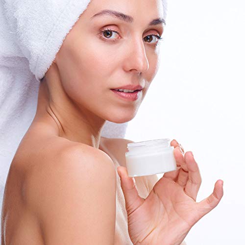 4 Pcs Plastic Jars Wide Mouth with Lids