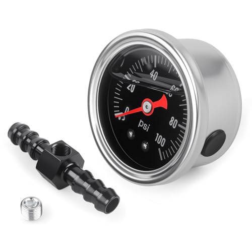 Universal 0 100psi Fuel Pressure Gauge 1