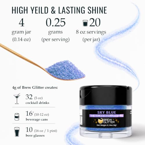 Brew Glitter Edible Glitter for Drinks