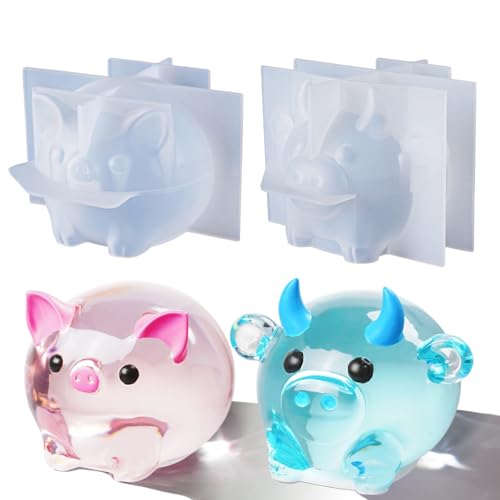 LET’S RESIN Animal Resin Molds (2 Count)