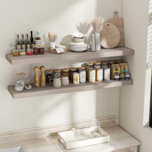 55 Inch Fireplace Mantel Shelf (2 Count)