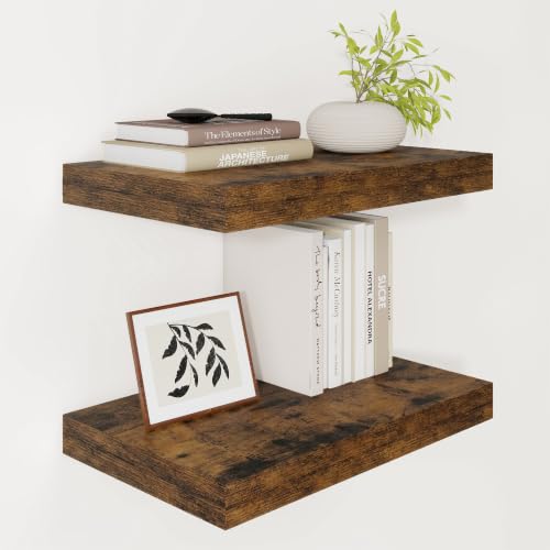 Floating Shelves for Wall 18x12” Set of 2 (2 Count)
