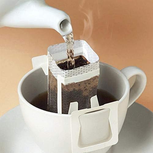 150 Pack Single Serve Pour Over Coffee Filter Bags with Hanging Ears (150 Count)