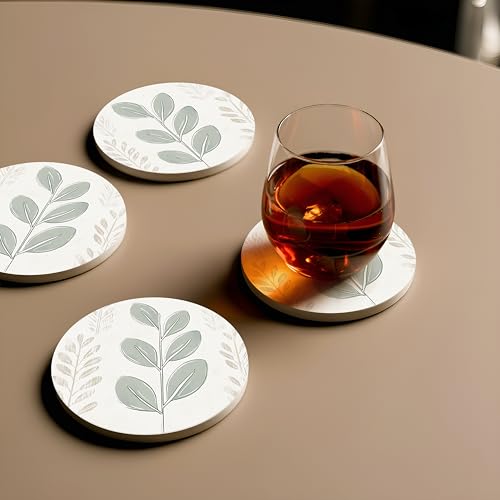Ceramic Coasters Set of 6 (6 Count)