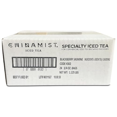 Blackberry Jasmine Loose Leaf Green Tea Portion Packets (24 Count)