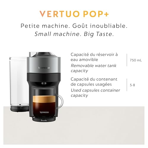 Vertuo Pop+ Deluxe Coffee Machine with Milk Frother