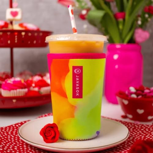 JavaSok Iced Coffee & Cold Soda Insulated Neoprene Cup Sleeve