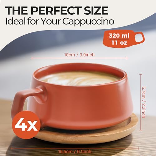 Cappuccino Cup Set of 4