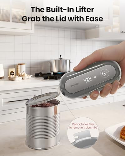 Retro Rechargeable Electric Can Opener