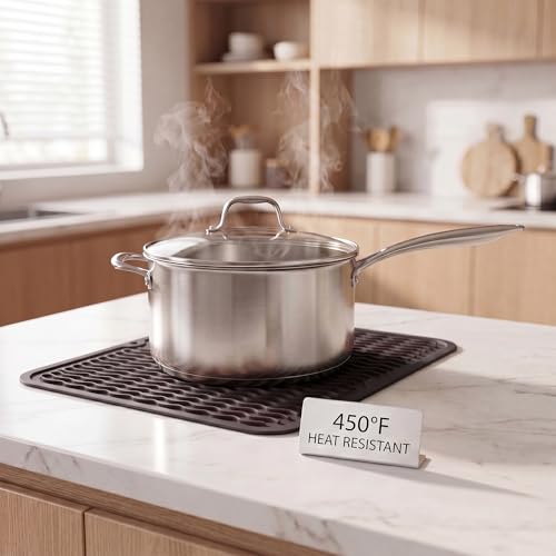 Silicone Dish Drying Mat for Multiple Usage