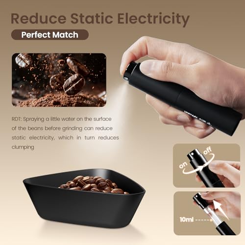 Coffee Bean Dosing Cup and RDT Spray Bottle Set (2 Count)