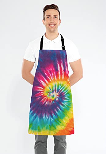 Tie Dye Kitchen Cooking BBQ Chef Apron