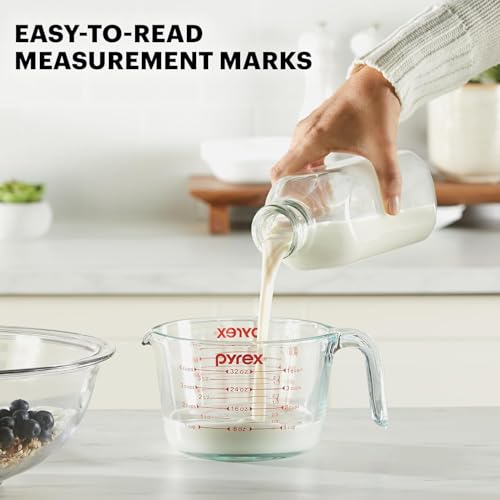 Essentials (2-Pack) Glass Measuring Cups Set (1 & 2 Cup) (2 Count)