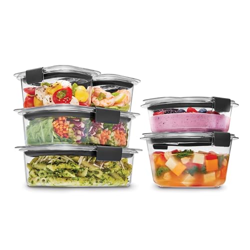 Brilliance® Round and Rectangular Leak Proof Food Storage Containers