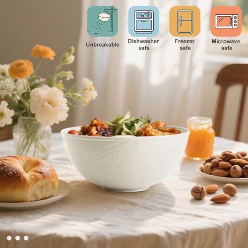 Beige Wheat Straw Bowls for Cereal