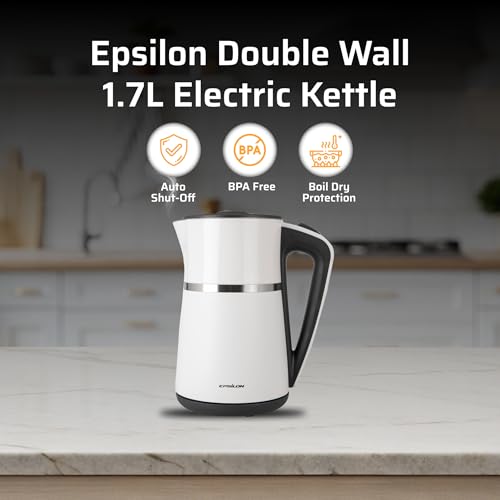 Double Wall Electric Kettle 1100W