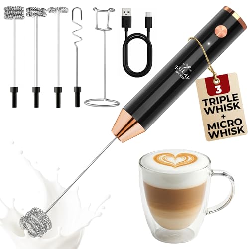 Rechargeable Milk Frother Handheld