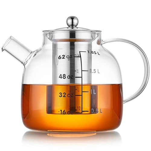 68OZ Glass Teapot Tea Pot With Infuser