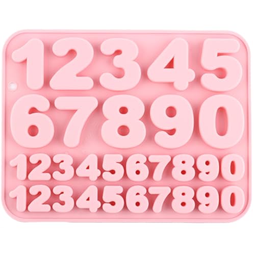 Silicone Number Molds (30 Count)
