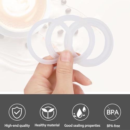 2 Pcs Filter with 3 Pcs Silicone Gasket Seals for 9 Cup Stovetop Espresso Coffee Maker Replacement Parts for DITOSH Aluminium Moka Pot (6 Count)