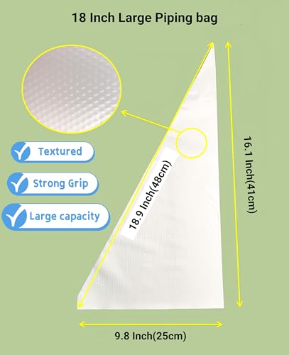 Extra Large Piping Bag 18 Inch (100 Count)