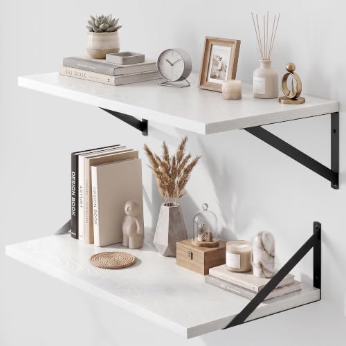 Wall Mounted Floating Shelves Set of 2 (2 Count)
