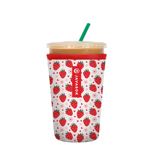 JavaSok Iced Coffee & Cold Soda Insulated Neoprene Cup Sleeve
