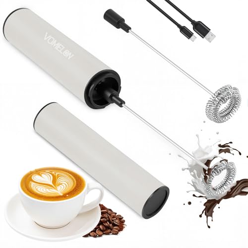 Milk Frother Rechargeable Battery Operated Frother for Coffee
