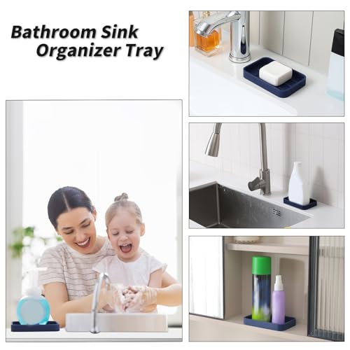 Silicone Kitchen Sink Organizer Tray for Multiple Usage