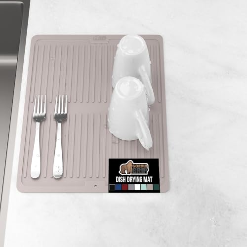 Patented BPA Free Silicone Dish Drying Mat