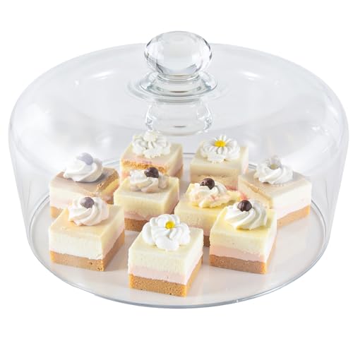 11 Inch Glass Cake Dome Cover for Cake Stand