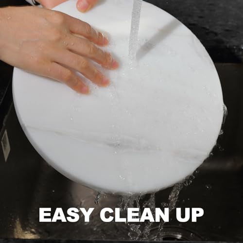 African Round Marble Cutting Board for Kitchen