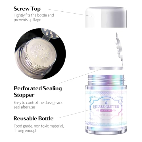 Iridescent Edible Glitter