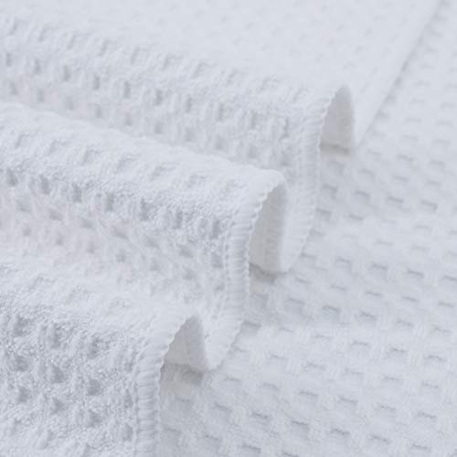 380 GSM Microfiber Waffle Kitchen Dish Tea Towel (8 Count)