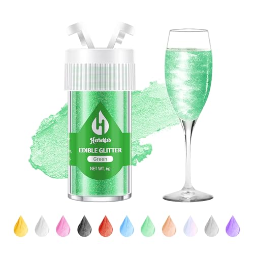 Green Edible Glitter