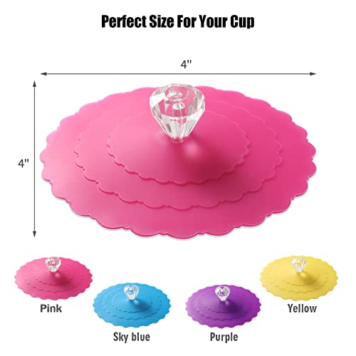 Silicone Cup Covers (4 Count)