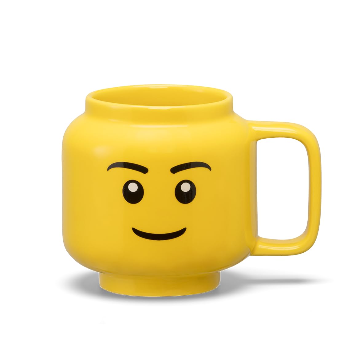 Ceramic mug with handle side view