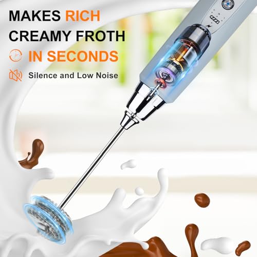 Handheld Milk Frother Wand for Coffee