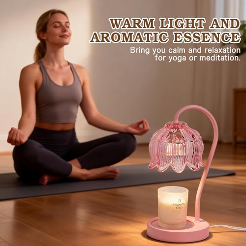Flower Candle Warmer Lamp with Timer