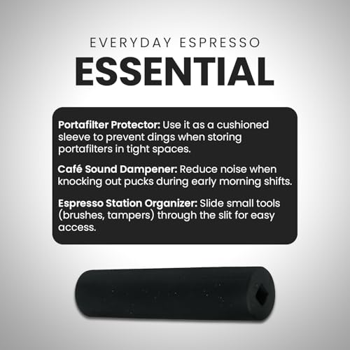 6.25 Inch Knock Box Bar Cover Rubber Espresso Replacement Sleeve