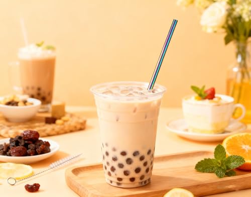 10 Pcs Stainless Steel Straws