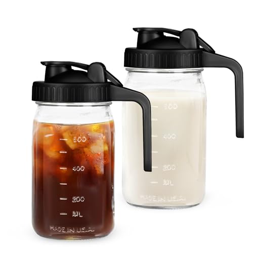 32oz Mason Jar with Lid (2 Count)