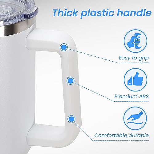 40 oz Tumbler with Handle and Straw