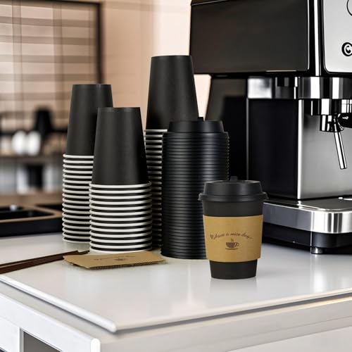 500 Pack 12 oz Disposable Coffee Cups (500 Count)